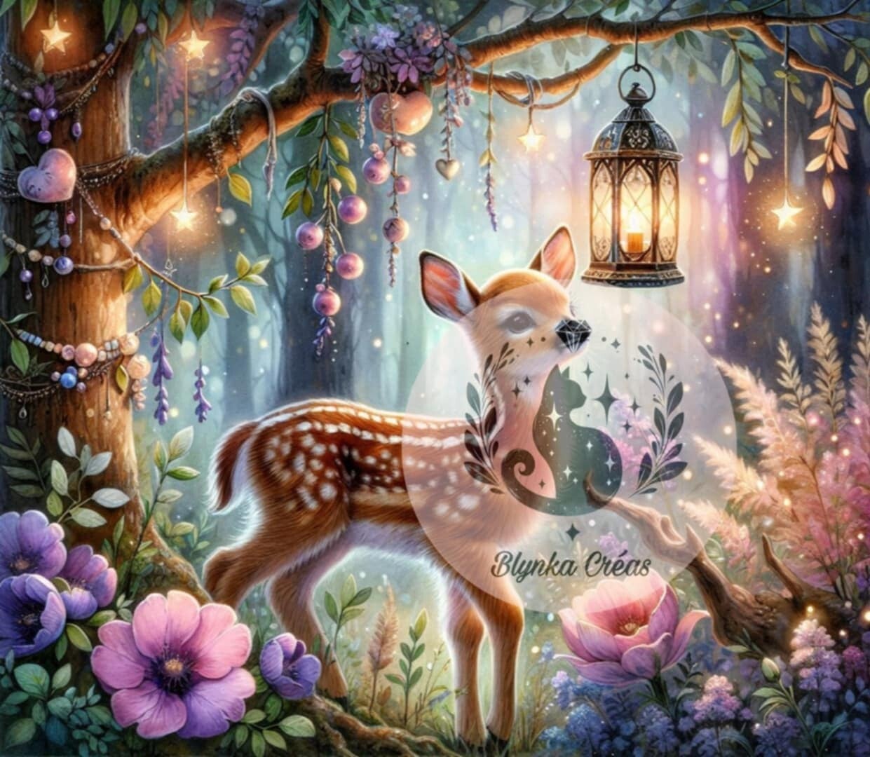 La Forêt des Merveilles : Le Faon et la Lanterne Enchantée de Lum'ia