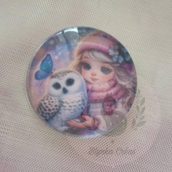 Cover-Minder en Verre : Douceur d'hiver et amitié enchantée