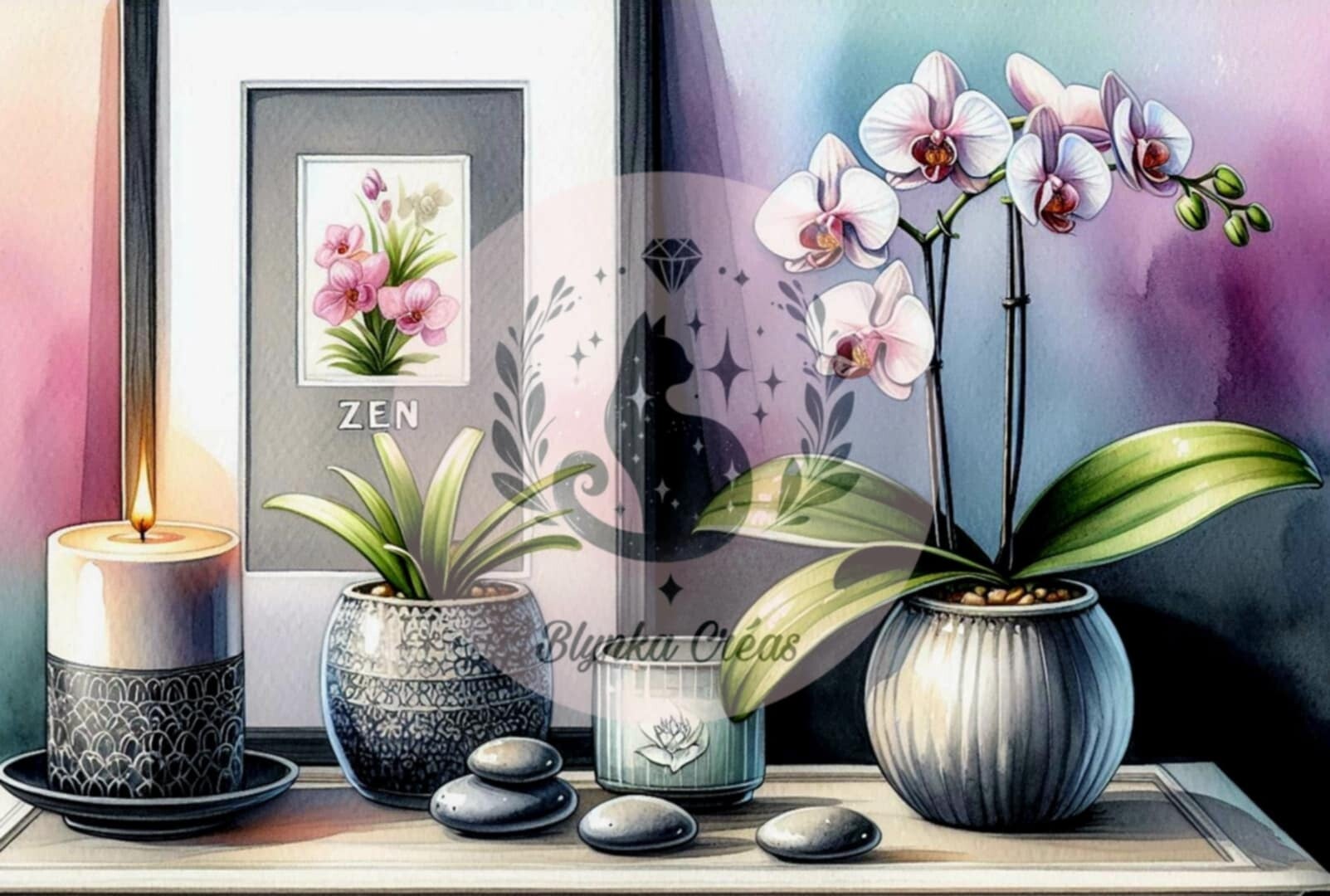 Équilibre Floral : l'orchidée de Lum'ia