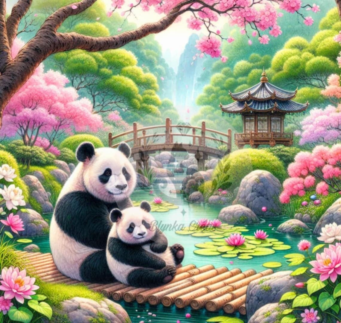 Bambou & Sakura : Les Pandas de Lum'ia