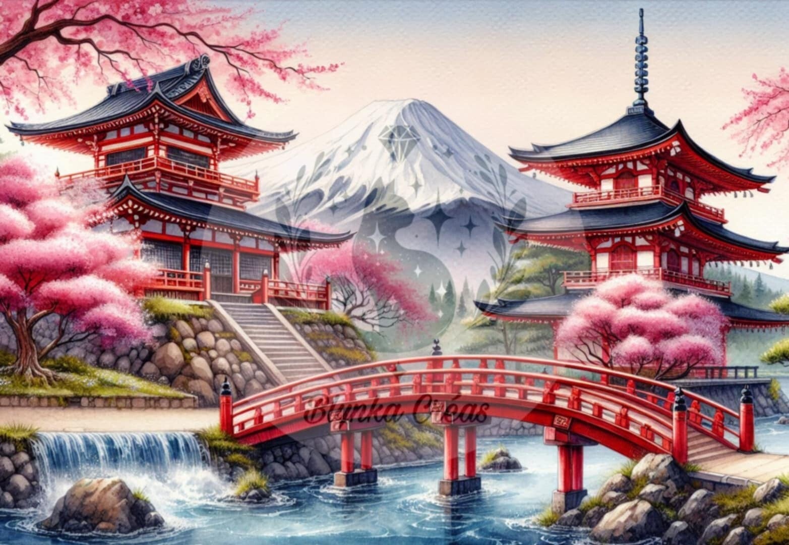 Reflets du Mont et des Temples de Lum'ia