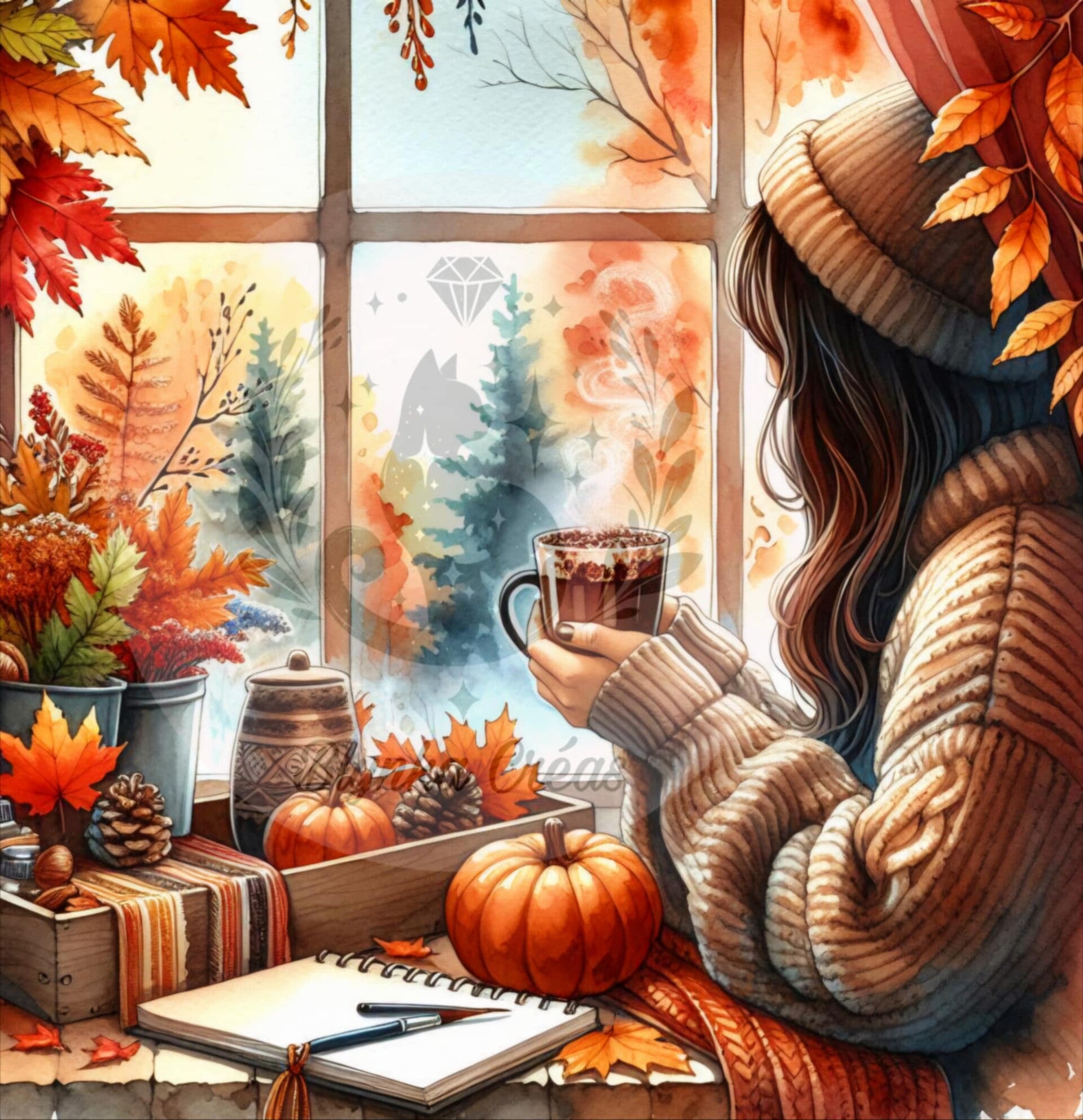 Camille, Citrouilles et Chocolat Chaud de Lum'ia