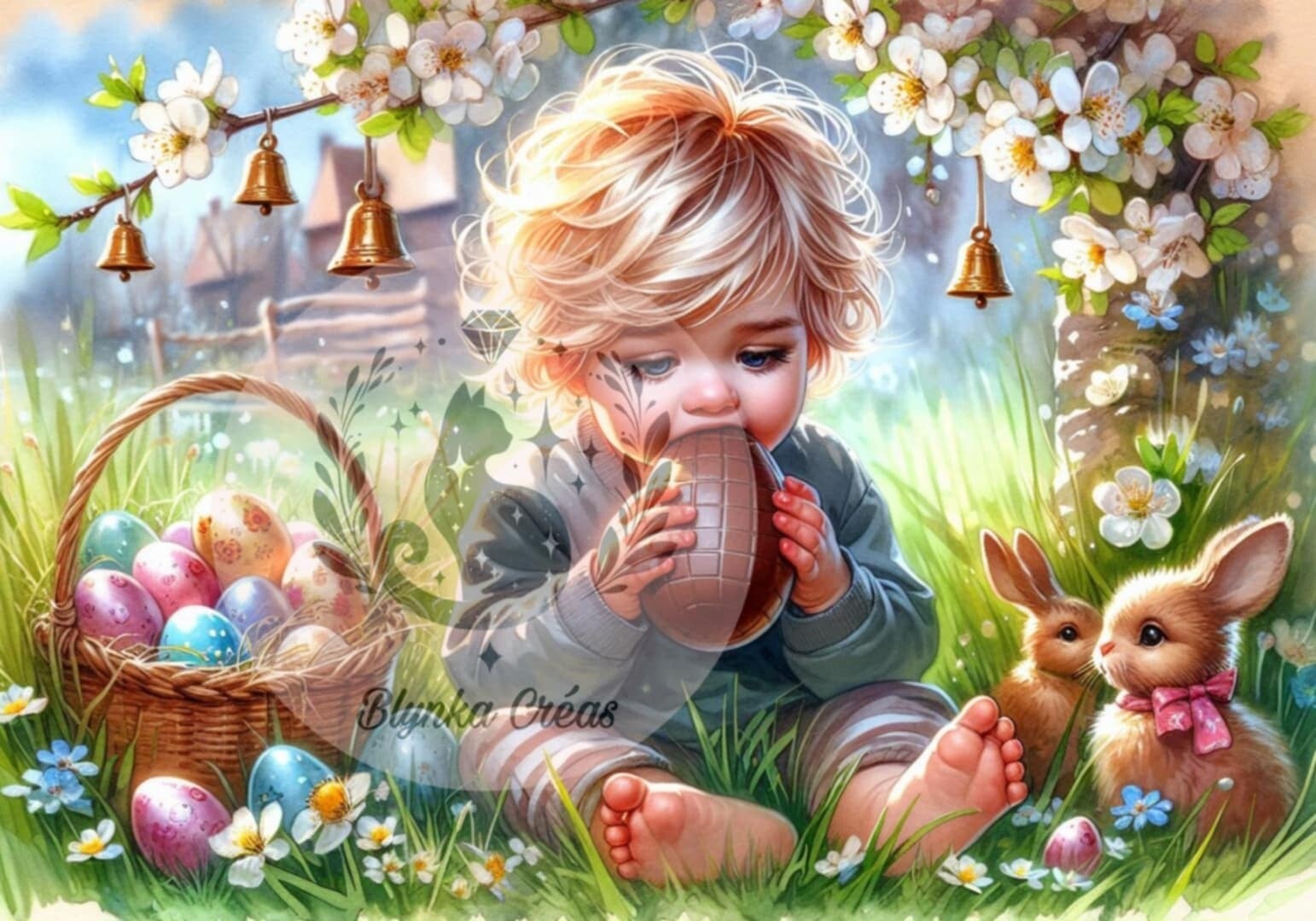 Chasse aux œufs et gourmandise de Lum'ia