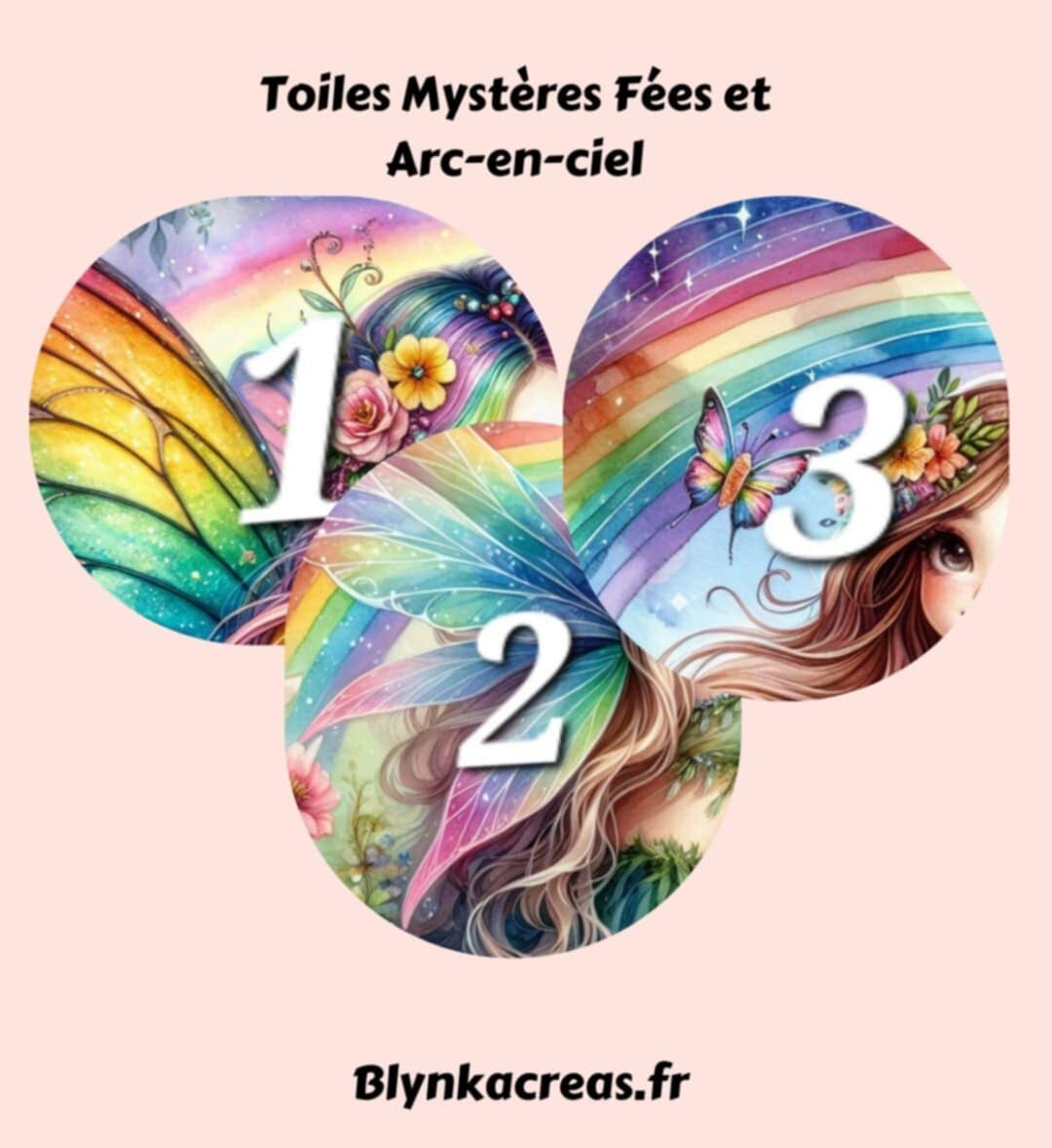 Toiles Mystères Fées et Arc-en-Ciel