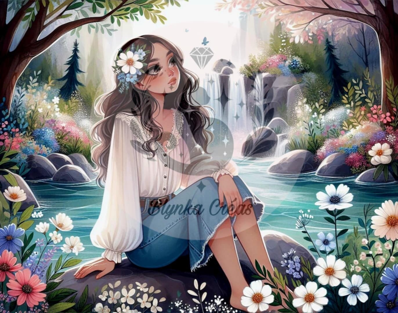 Perla et le Reflet des Fleurs de Lum'ia