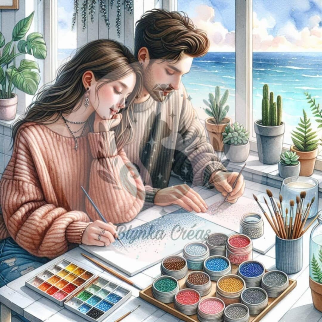 Diamond painting et douce brise marine de Lum'ia