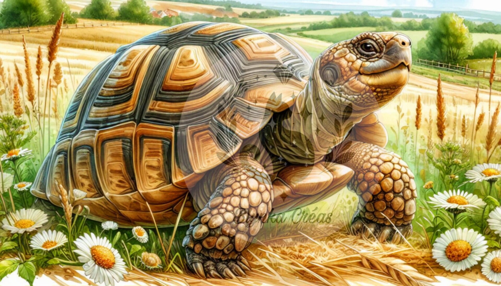 Tortue : Promenade en Équilibre de Lum'ia