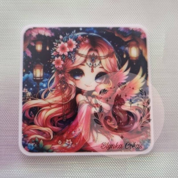 Cover-Minder Plat – Chibi d’Or et Feu Éternel