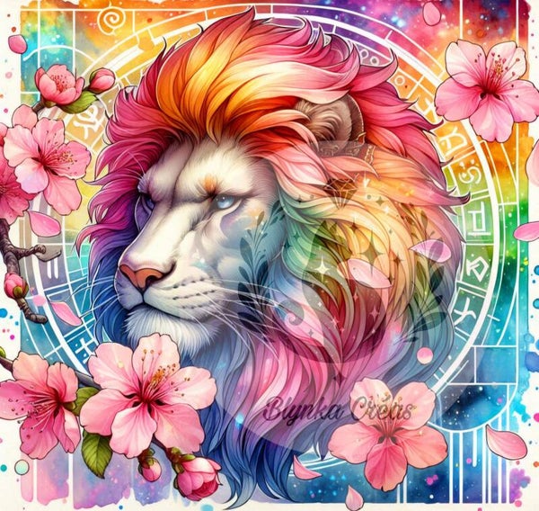 Le Lion au Cœur Arc-en-Ciel de Lum'ia