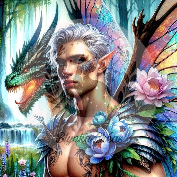 Les Ailes du Destin : l’Elfe et le Dragon d’Argent de Lum'ia