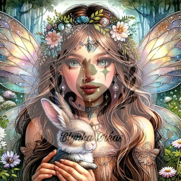La Fée & Lapin de Cristal de Lum'ia