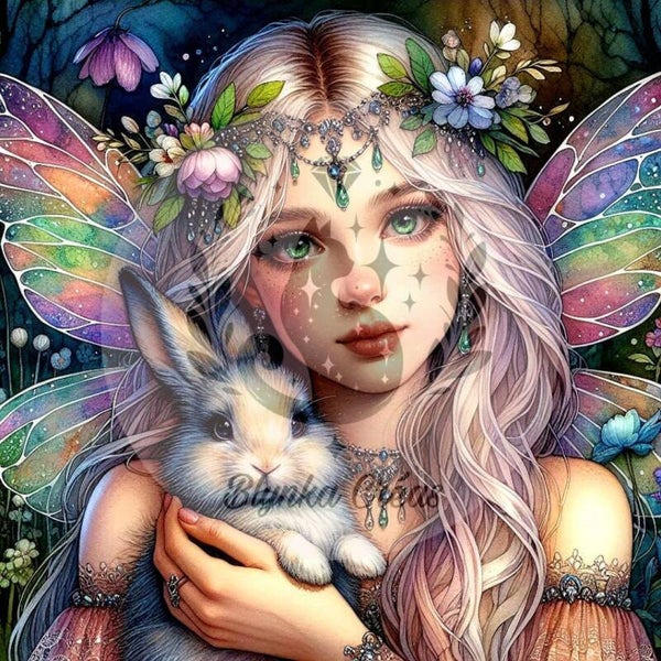 La Fée & le Lapin des Rêves d’Argent de Lum'ia