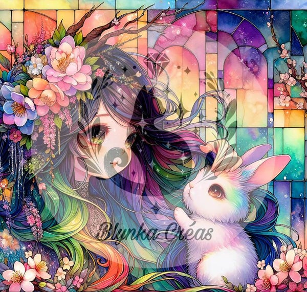 Olya et le Lapin de Lune de Lum'ia