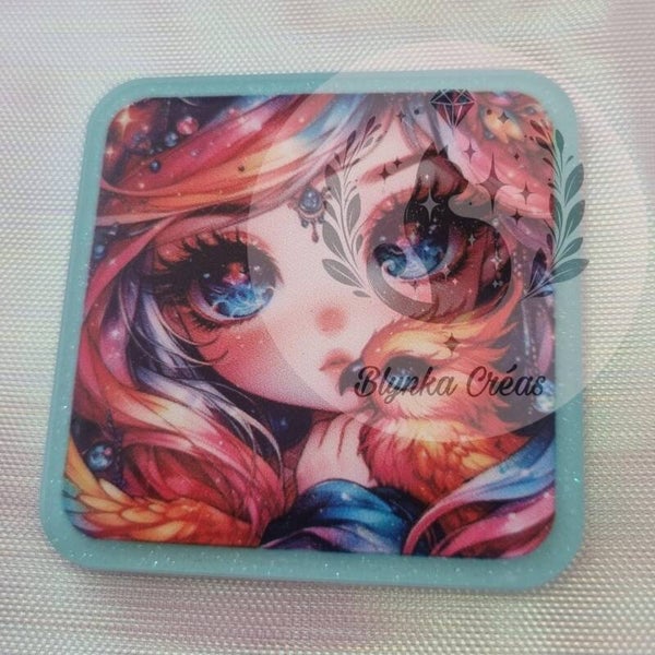 Cover-Minder Plat –  L’Oiseau Couronné des Flammes