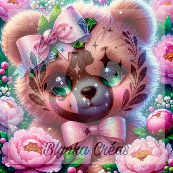 L’Ourson des Pivoines Sacrées de Lum'ia