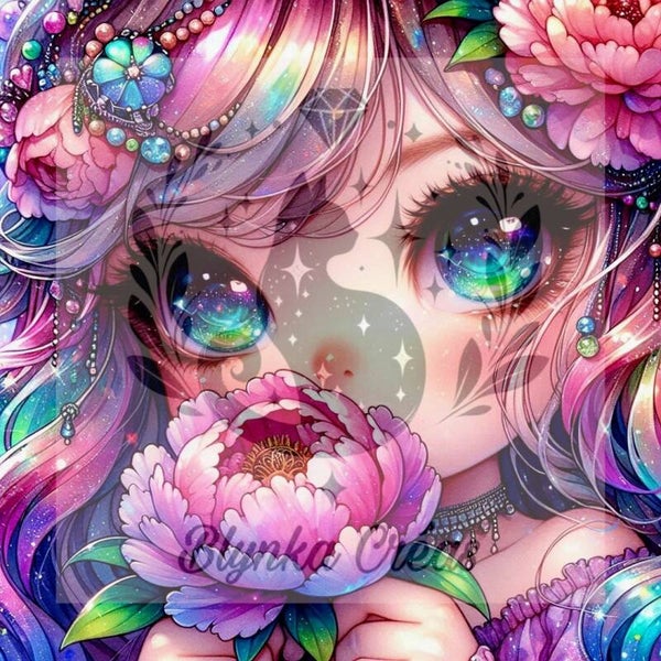 En Stock : Souveraine des Pivoines de Lum'ia (Hand Chart)