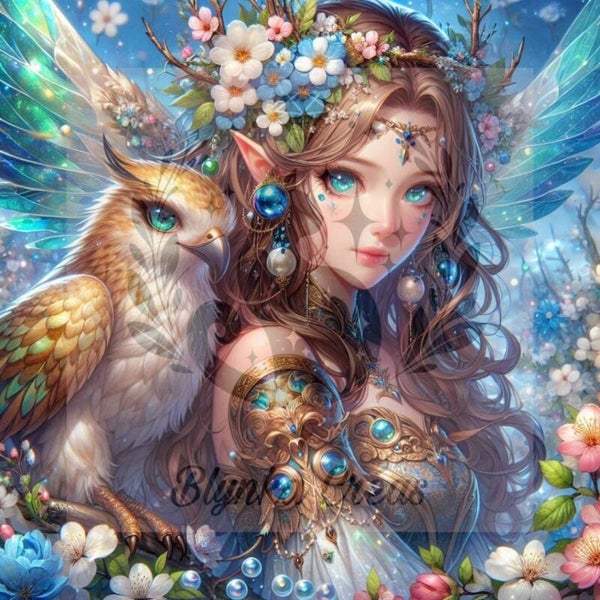 La Princesse des Ailes de Saphir de Lum'ia