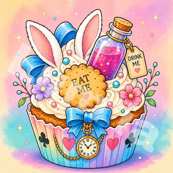 Le Cupcake du Lapin Blanc de Lum'ia