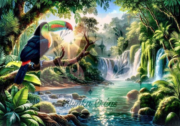 Le Toucan & la Cascade sacrée de Lum'ia