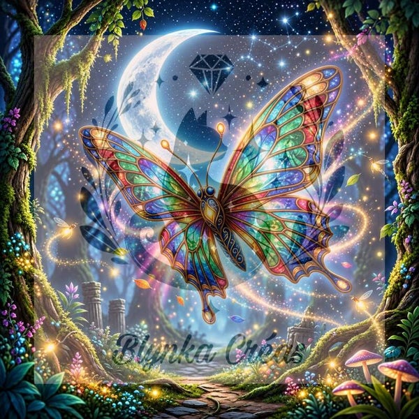 nanel Papillon au Clair de Lune de Ever Life