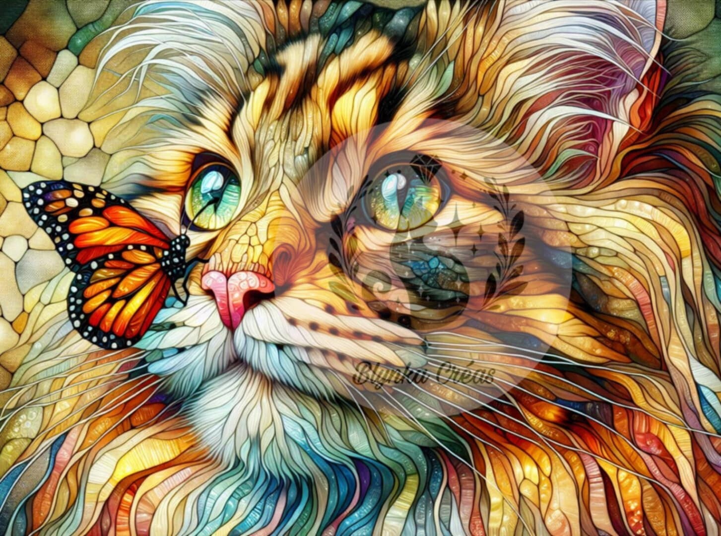 Entre Verre et Ailes : Harmonie Féline de Lum'ia