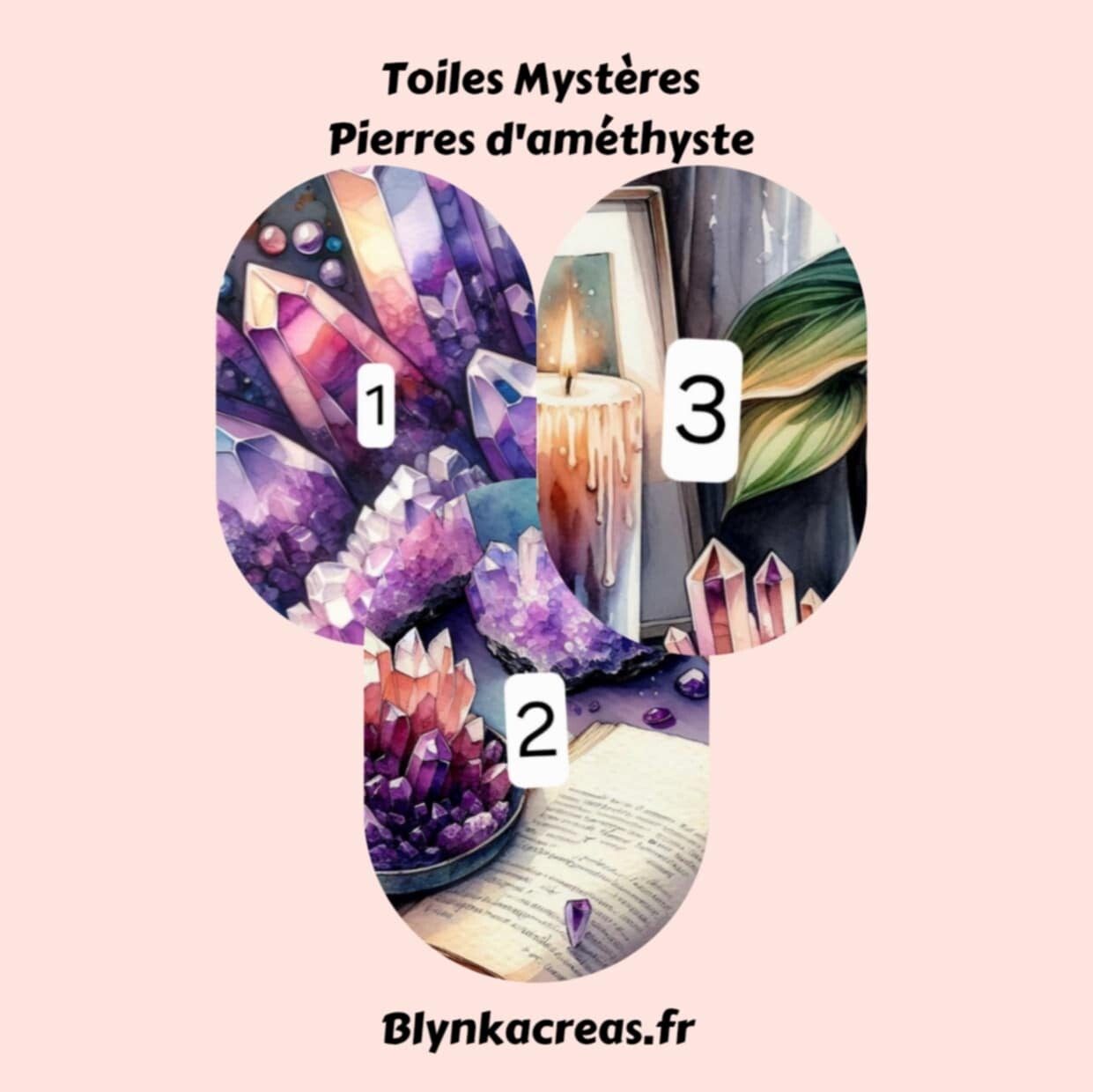 Toiles Mystères : Pierre d'Améthyste