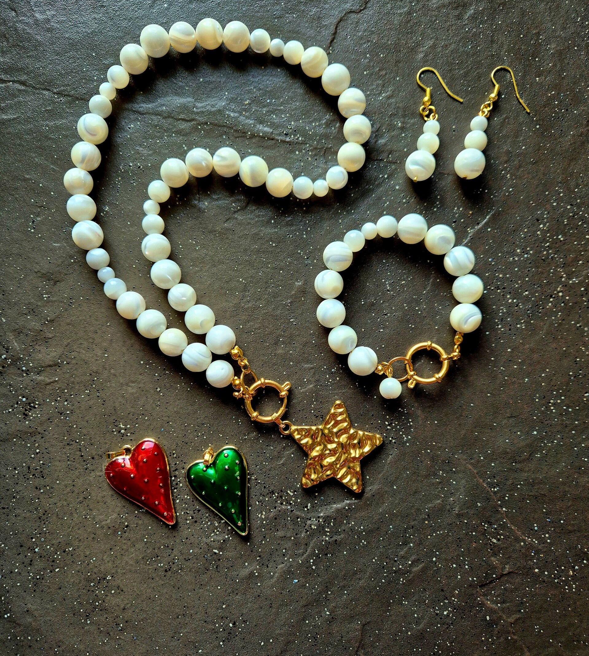 Zestaw biżuterii ,,BałwAnka,, 1