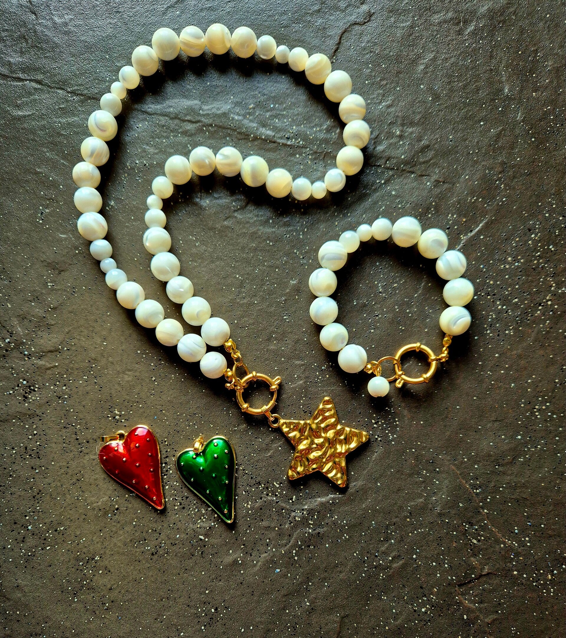 Zestaw biżuterii ,,BałwAnka,, 2