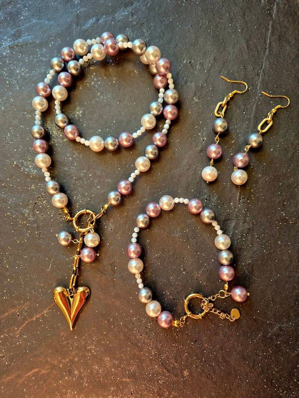 Zestaw biżuterii MAnia serca 1