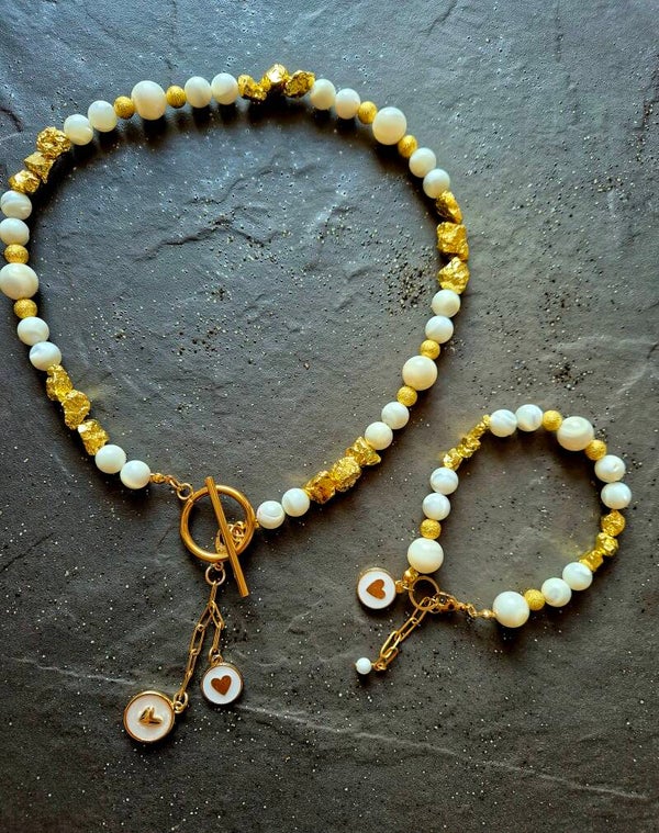 Zestaw biżuteri Ani mi się lśni Gold 2