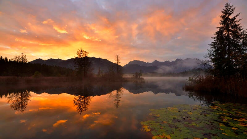 Dawn over The Karwendel