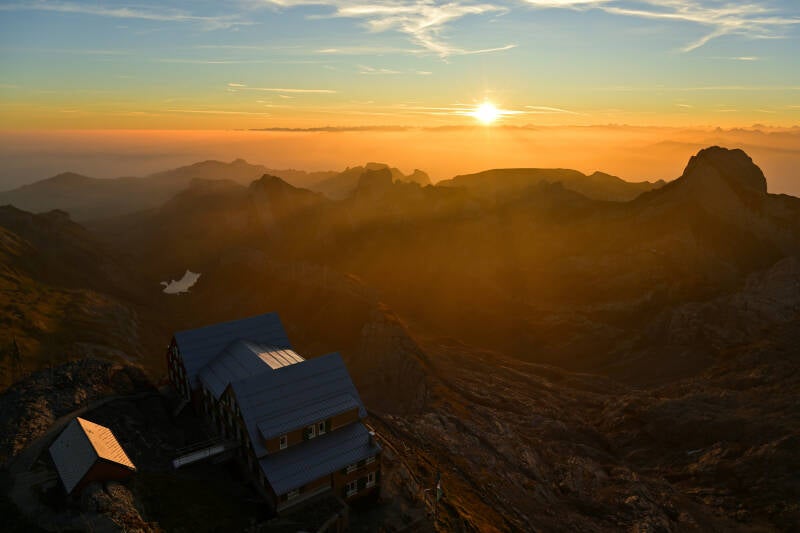 Color moods in the alpstein mountains