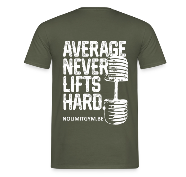 Average never lifts hard