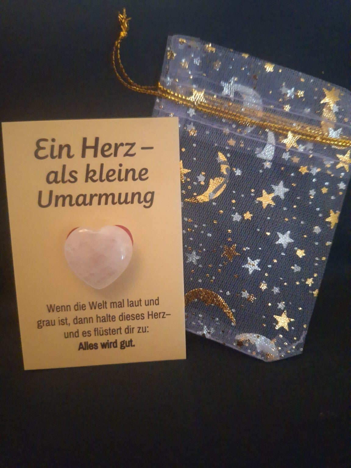Ein Rosenquarz Herz – als kleine Umarmung