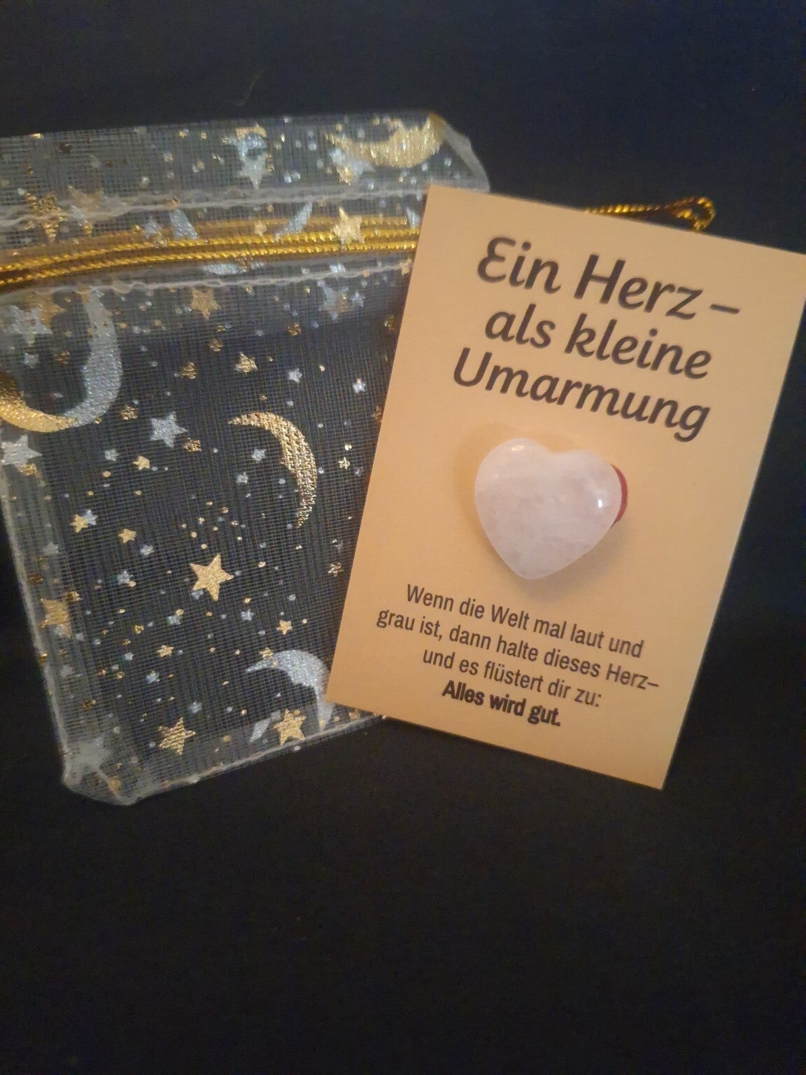 Ein Bergkristall Herz – als kleine Umarmung