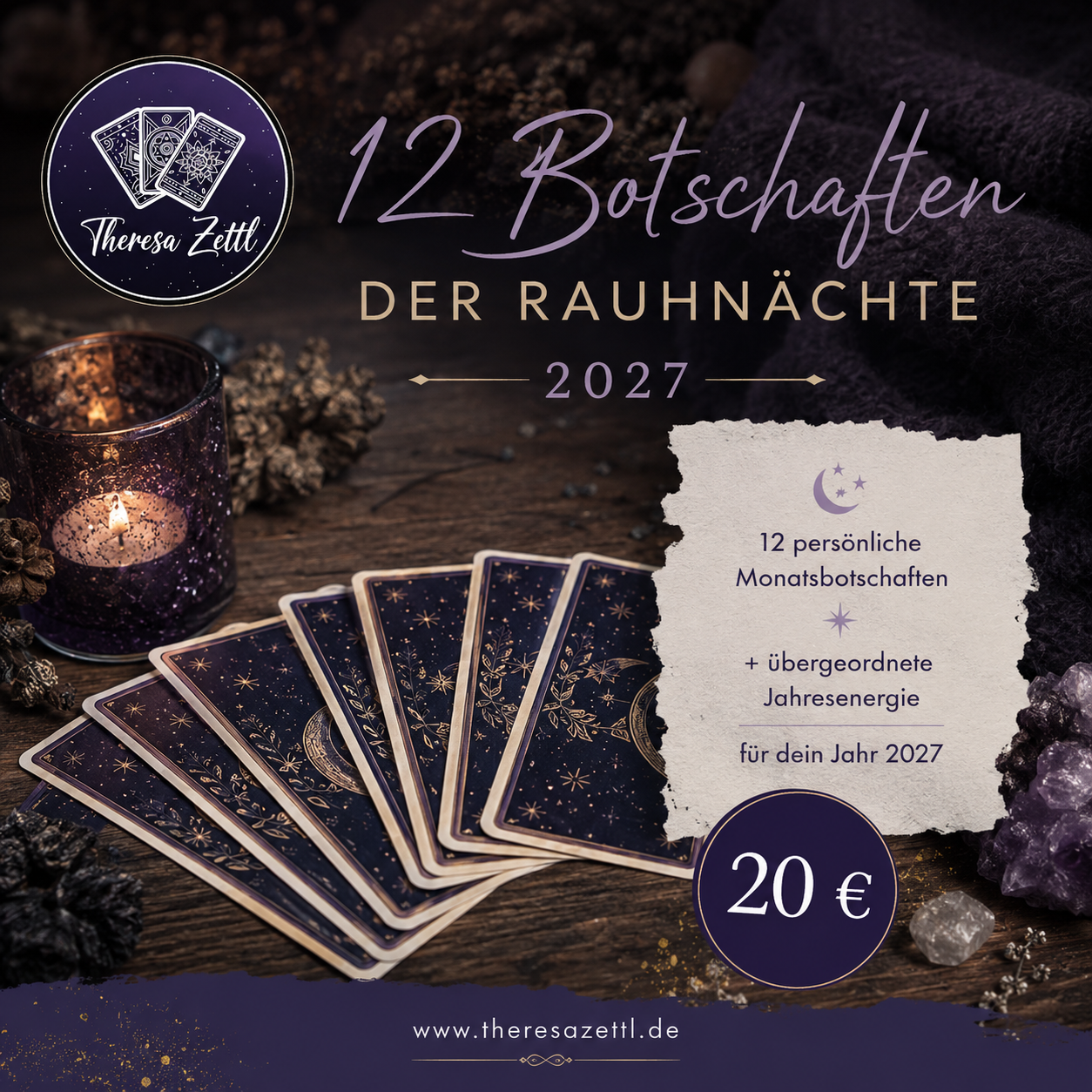Rauhnächte: 12 Botschaften der Rauhnächte 2027