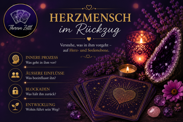 Kartenlegung: Herzmensch im Rückzug - August Special