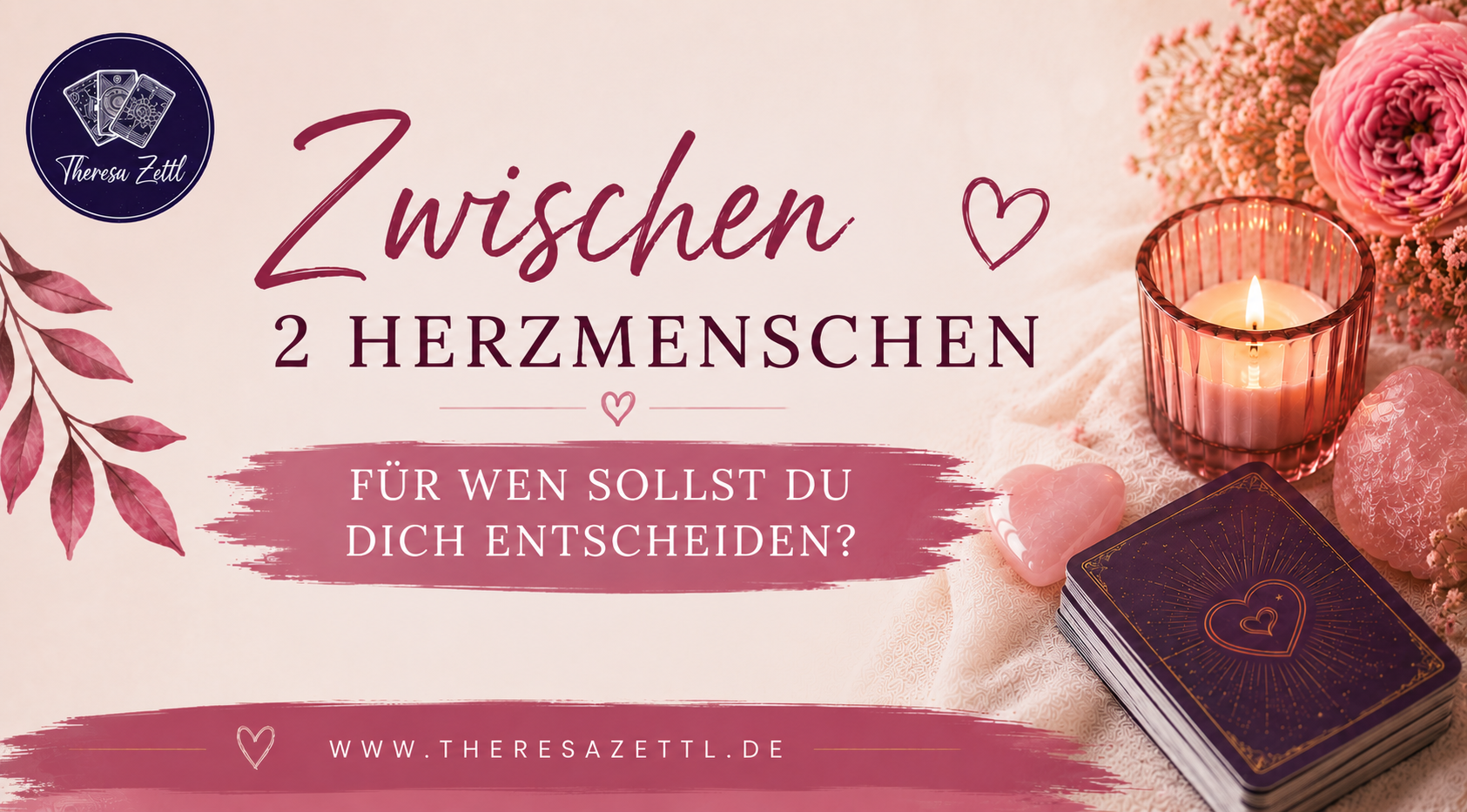 Kartenlegung: Zwischen 2 Herzmenschen - Für wen sollst du dich entscheiden? (M - XL)