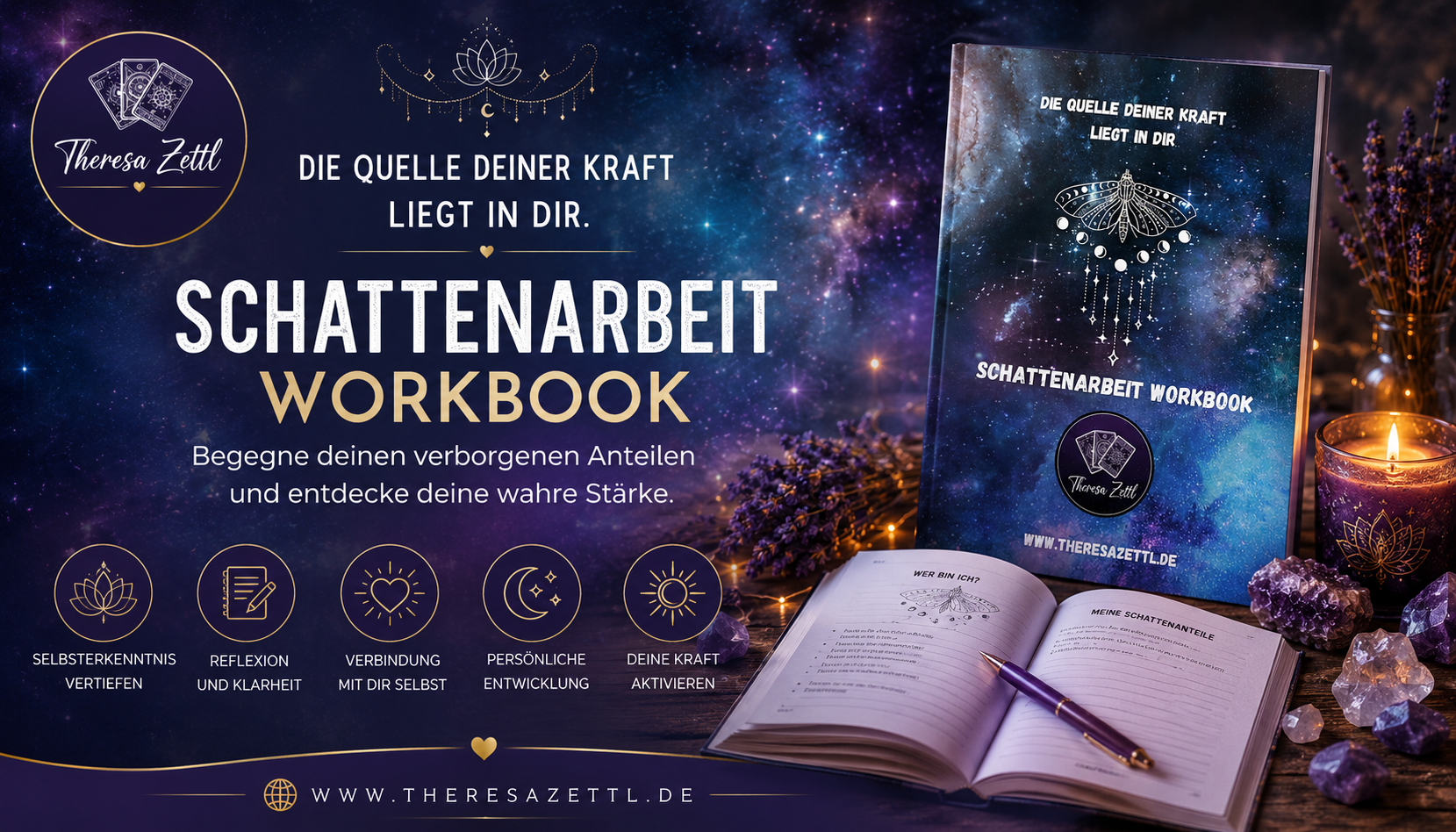 Schattenarbeit Workbook – Begegne deinen verborgenen Anteilen
