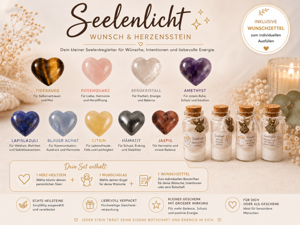 Seelenlicht – Wunsch & Herzensstein