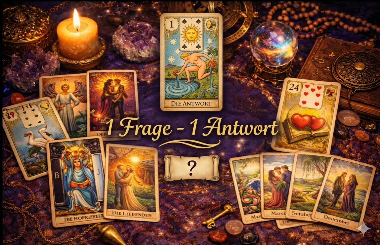 Kartenlegung: 1 Frage - 1 Antwort Quickie
