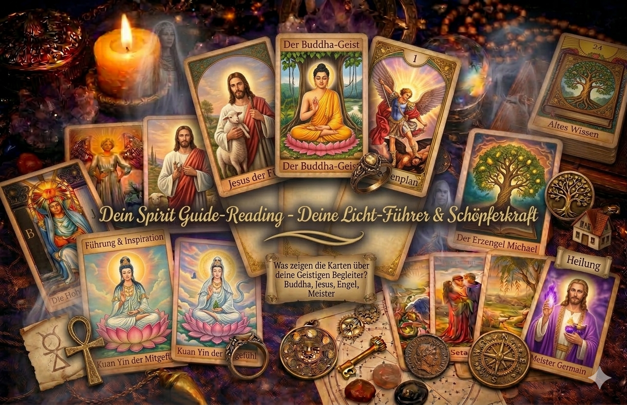 Kartenlegung: Botschaft deiner Spirit Guides – Führung aus der geistigen Welt
