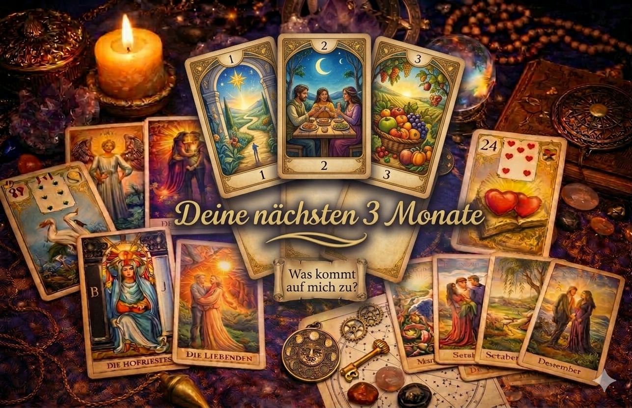 Kartenlegung: Was kommt auf mich zu? Deine nächsten 3 Monate