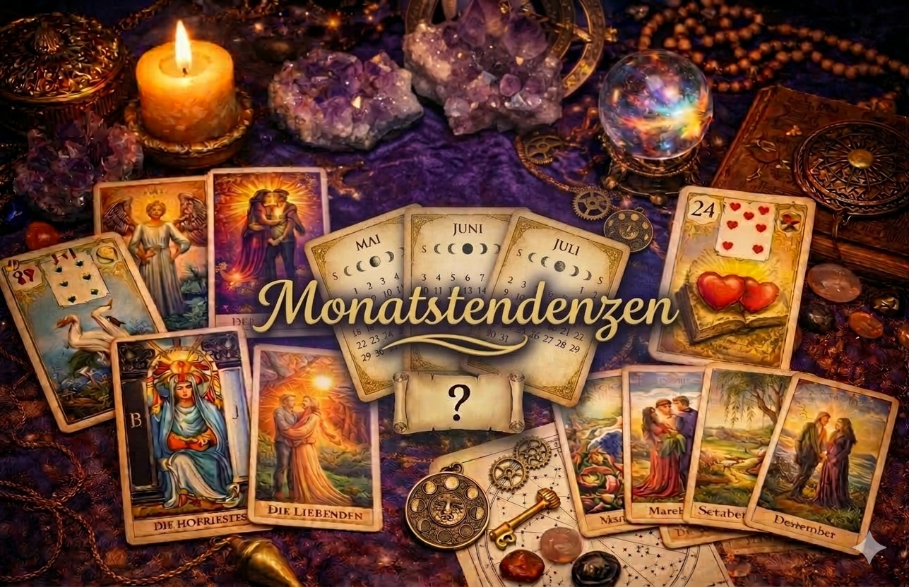 Kartenlegung: Monatstendenzen – Dein energetischer Blick in den kommenden Monat