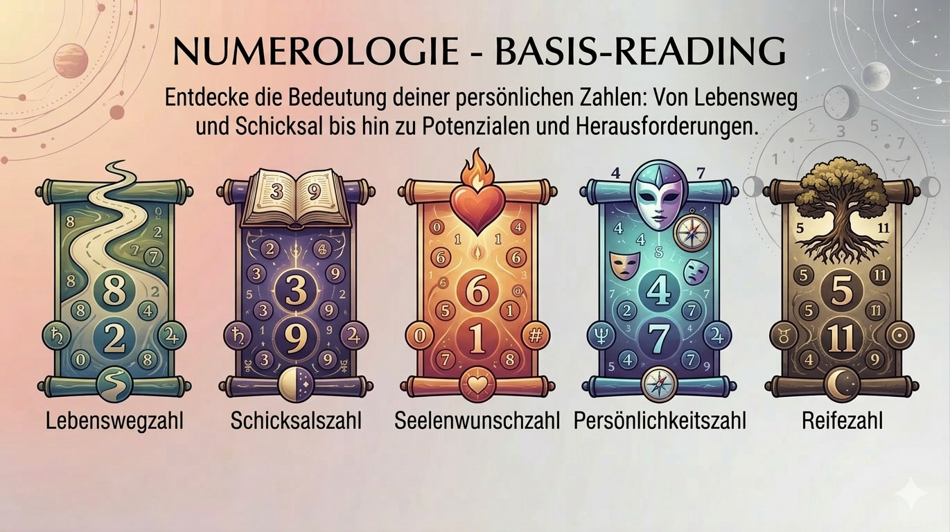 Numerologisches Basisreading – Einblick in deine Zahlenenergie