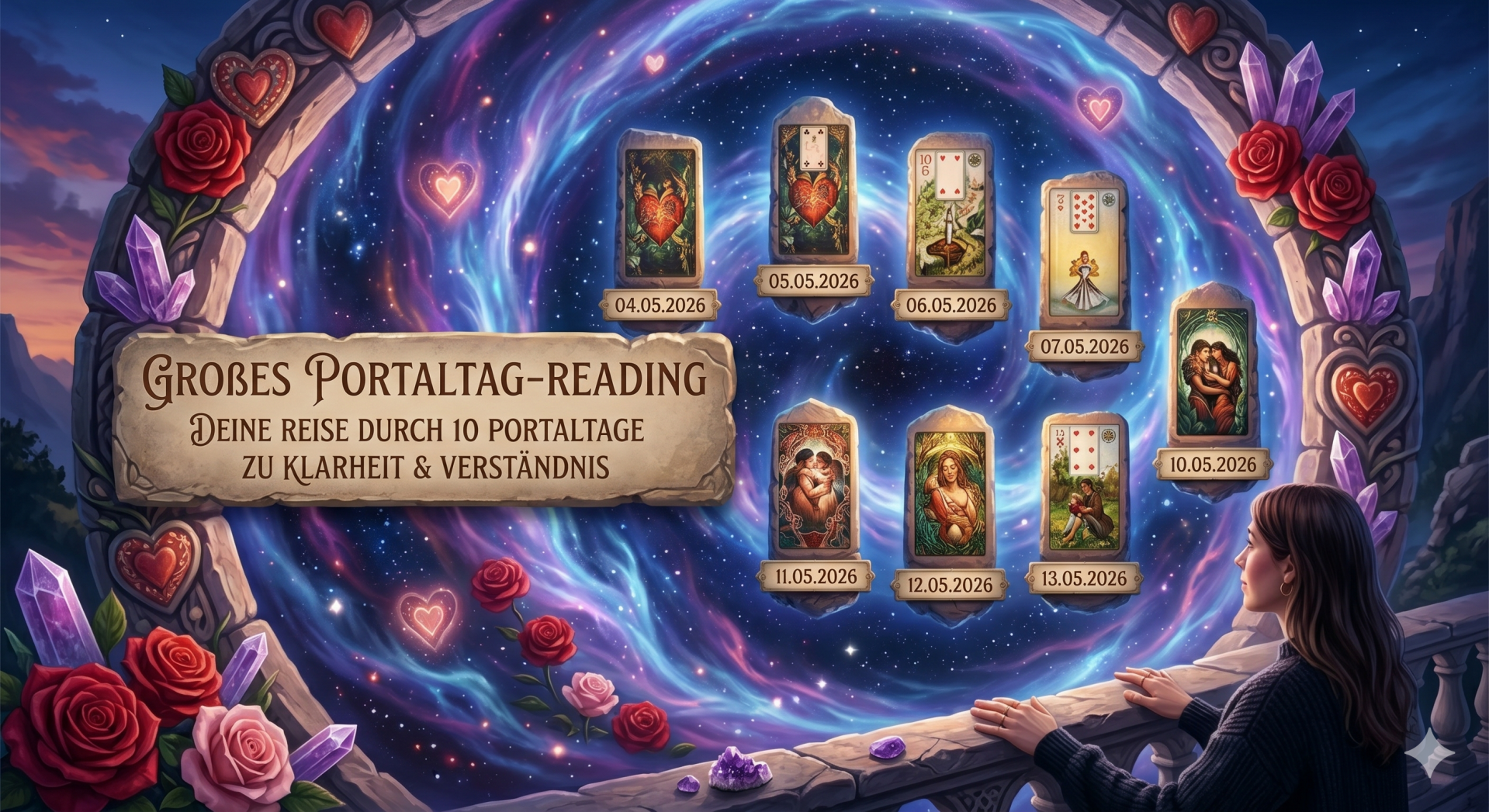 Kartenlegung: Großes Portaltag-Reading – 10 zusammenhängende Portaltage vom 04.05. bis 13.05.2026