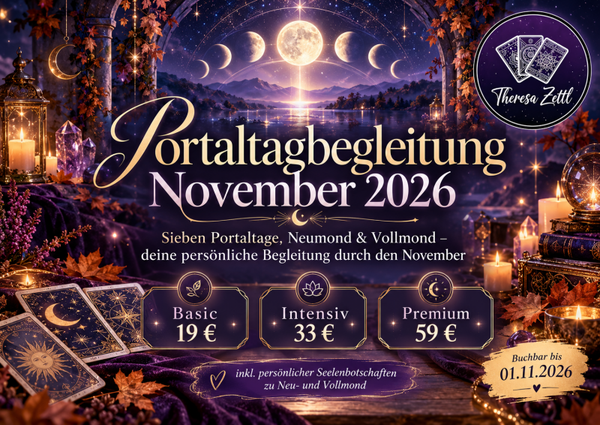 Portaltagbegleitung im November: Zwischen Loslassen, Neuausrichtung & innerem Wachstum