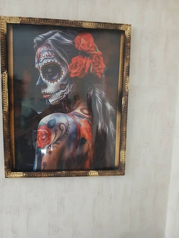 Cadre femme muerte