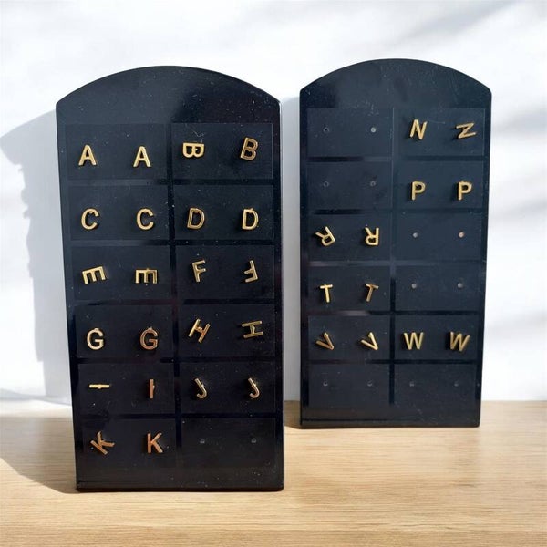Oorbellen Letter