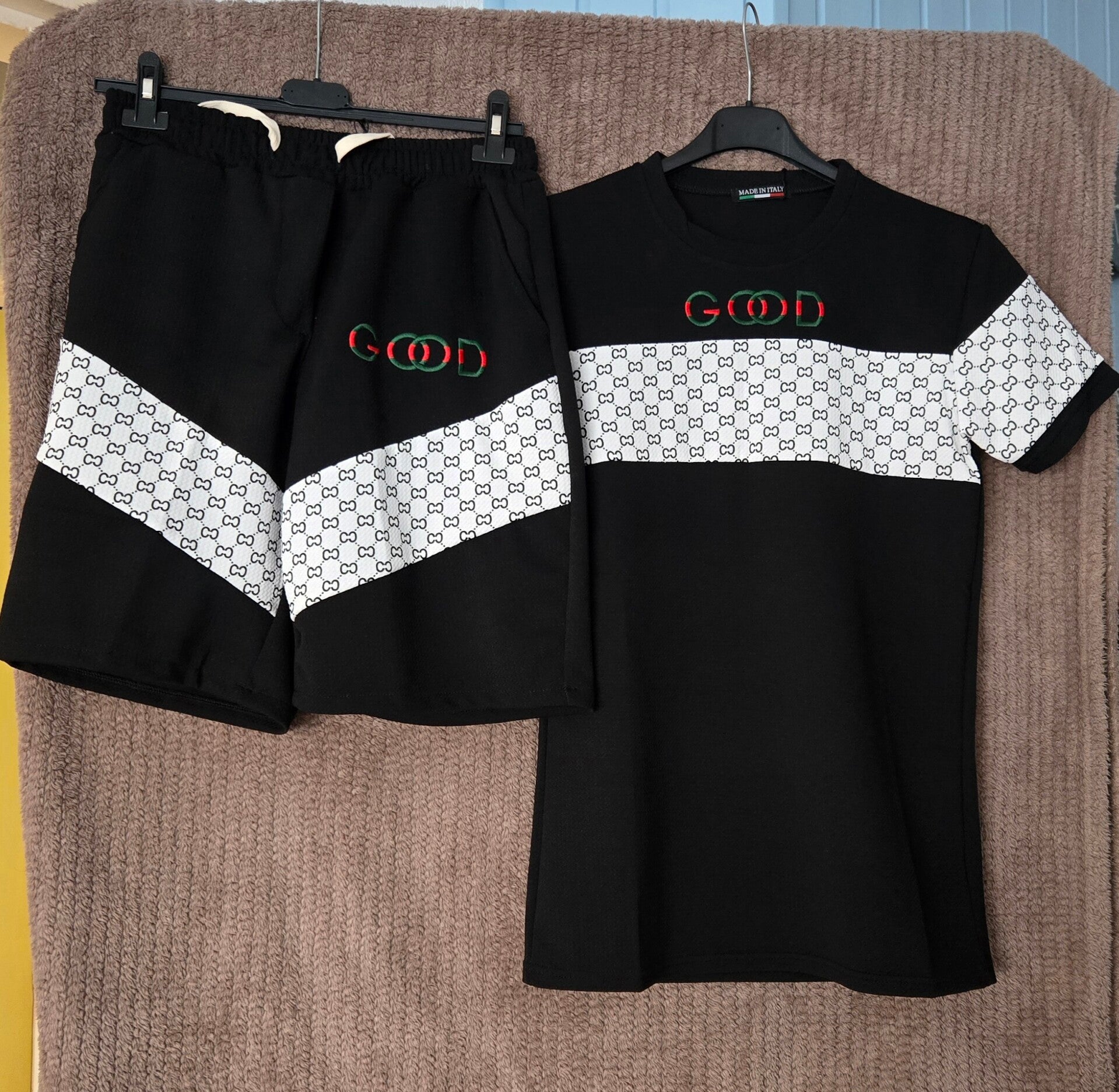 Shirt met korte broek